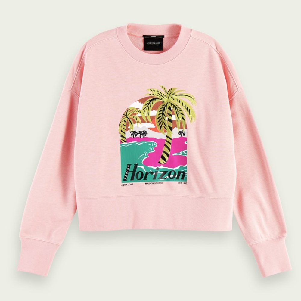 SCOTCH $ SODA cropped summer pullover